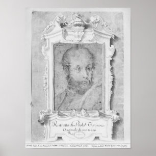 Portrait of a man presumed to be Veronese Poster