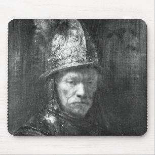 Portrait of a Man with a Golden Helmet, 1648 Mouse Pad