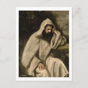 Portrait of a Monk, c.1840-45 (oil on canvas) Postcard