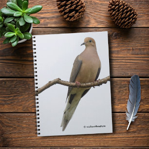 Portrait of a Mourning Dove Spiral Notebook