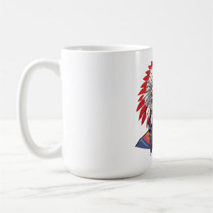 Portrait of a Native American old Chief Coffee Mug