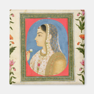 Portrait of a noble lady, from the Small Clive Alb Magnet