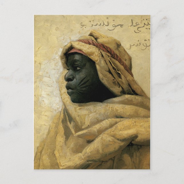 Portrait of a Nubian Postcard (Front)