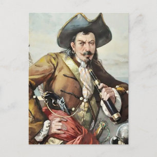“Portrait of a Pirate” by Unknown Artist Postcard
