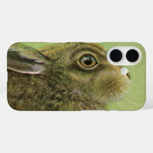 Portrait of a rabbit fine art painting iPhone 16 case