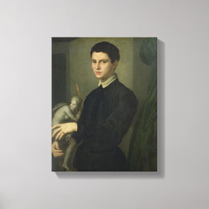 Portrait of a Sculptor Canvas Print