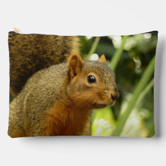 Portrait of a Squirrel Nature Animal Photography Accessory Pouch
