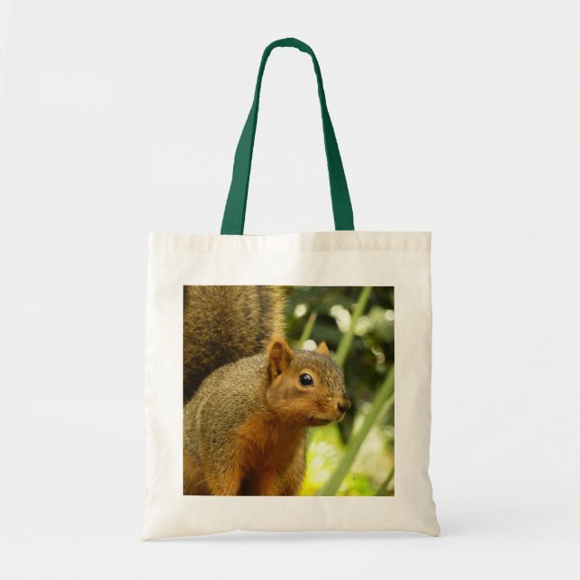 Portrait of a Squirrel Nature Animal Photography Tote Bag (Front)