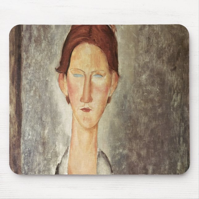 Portrait of a Student, c.1918-19 Mouse Pad (Front)