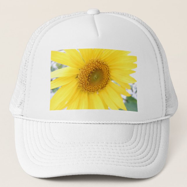 Portrait of a Sunflower Trucker Hat (Front)