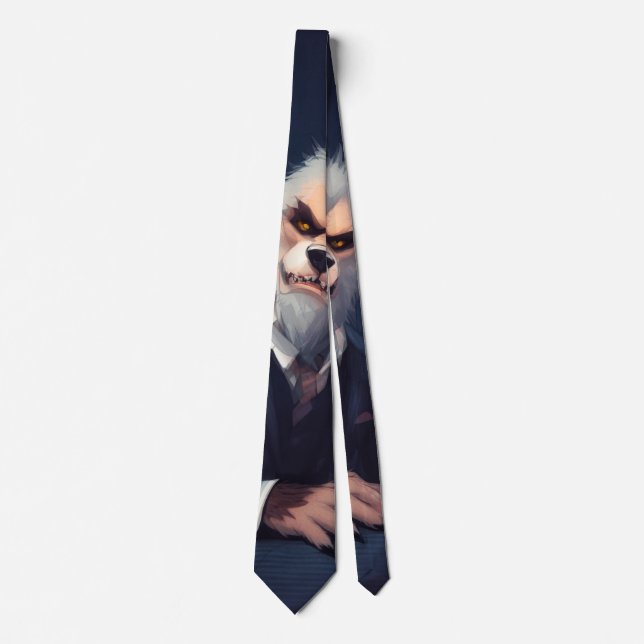 Portrait of a Werewolf in a Suit Tie (Front)