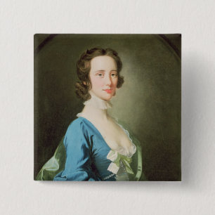 Portrait of a Woman 15 Cm Square Badge