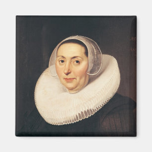 Portrait of a Woman, 1665 Magnet