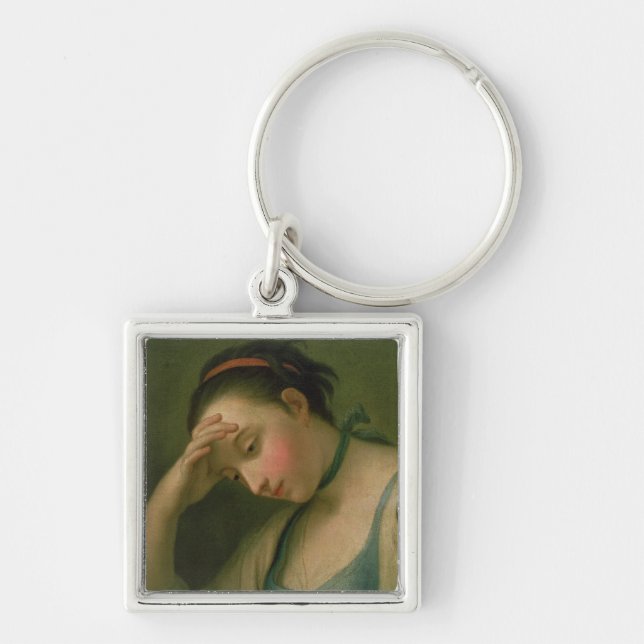 Portrait of a Woman 2 Key Ring (Front)
