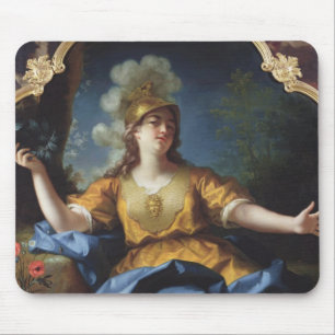Portrait of a Woman as Minerva, 1730 Mouse Pad
