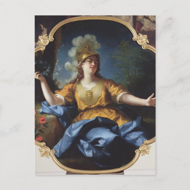 Portrait of a Woman as Minerva, 1730 Postcard (Front)