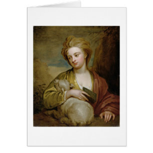 Portrait of a Woman as St. Agnes, traditionally id