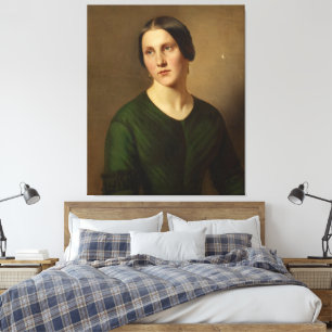 Portrait Of A Woman Canvas Print
