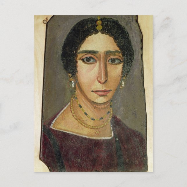 Portrait of a woman, from Fayum, 1st-4th century Postcard (Front)