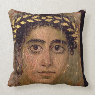 Portrait of a Woman, from Fayum, Romano-Egyptian, Cushion