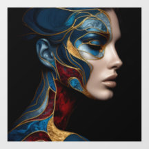 Portrait Of A Woman In Abstract