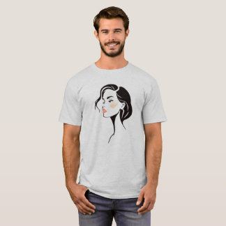 Portrait of a woman in comic style. T-Shirt
