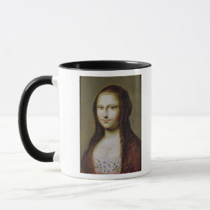 Portrait of a Woman Inspired by the Mona Lisa Mug