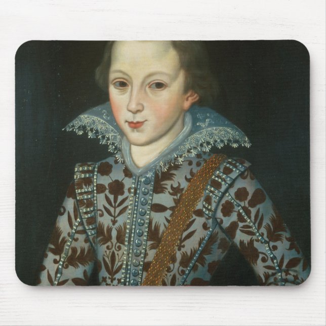 Portrait of a Young Boy, Aged Five Mouse Pad (Front)