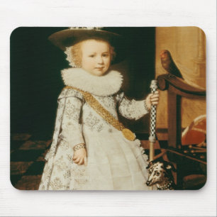Portrait of a Young Boy Mouse Pad