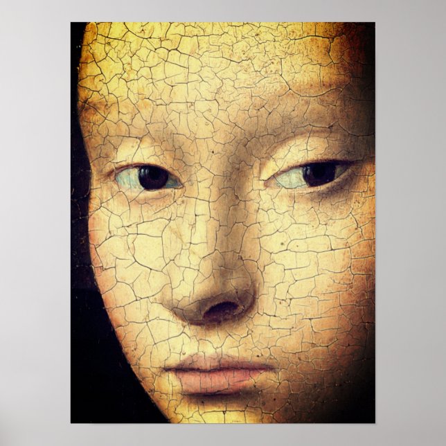 Portrait of a Young Girl (detail) Poster (Front)