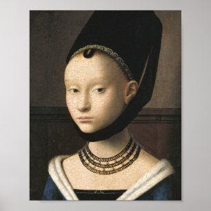 Portrait Of A Young Girl - Petrus Christus Poster
