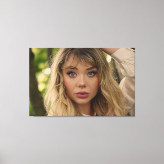 Portrait of a Young Lady Canvas Print