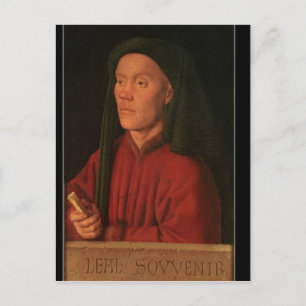 Portrait of a Young Man, 1432 Postcard