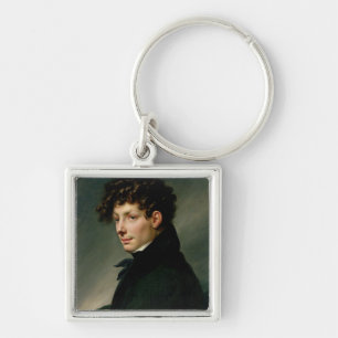 Portrait of a Young Man as a Hunter, 1811 Key Ring