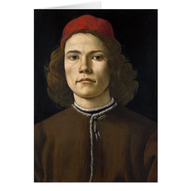Portrait of a Young Man by Botticelli (Front)