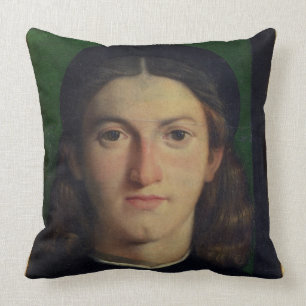 Portrait of a Young Man, c.1505 (oil on panel) Cushion