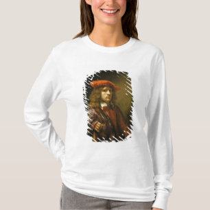 Portrait of a young man in a red cap T-Shirt