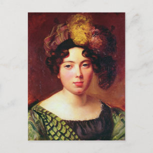 Portrait of a Young Scottish Woman Postcard