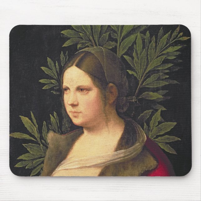 Portrait of a Young Woman , 1506 Mouse Pad (Front)