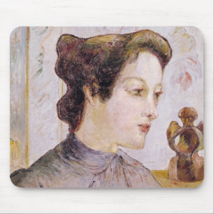 Portrait of a Young Woman, 1886 Mouse Pad