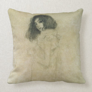 Portrait of a young woman, 1896-97 cushion