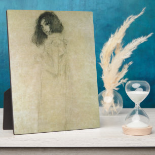 Portrait of a young woman, 1896-97 plaque