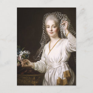 Portrait of a Young Woman as a Vestal Virgin Postcard