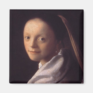 Portrait of a Young Woman Magnet