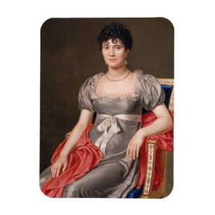Portrait of a Young Woman Seated Three-Quarter Len Magnet