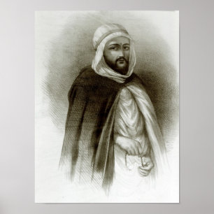 Portrait of Abd-El-Kader Poster