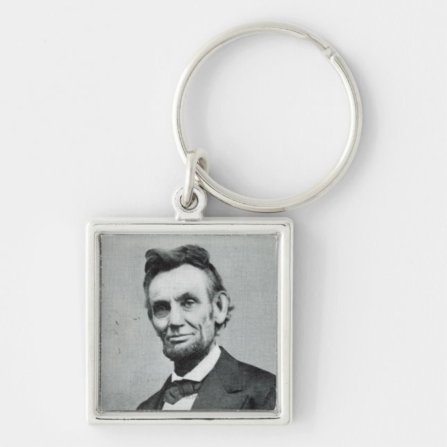 Portrait of Abe Lincoln 1 Key Ring (Front)