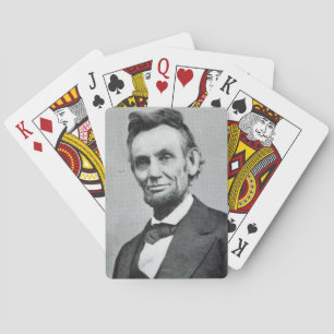 Portrait of Abe Lincoln 1 Playing Cards
