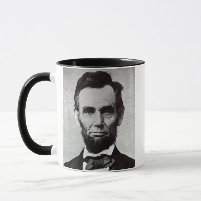 Portrait of Abe Lincoln 2 Mug (Left)