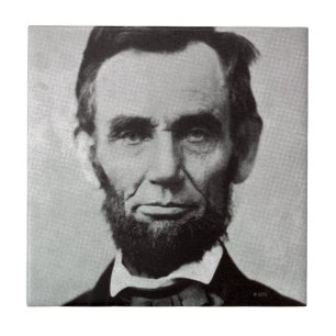 Portrait of Abe Lincoln 2 Tile